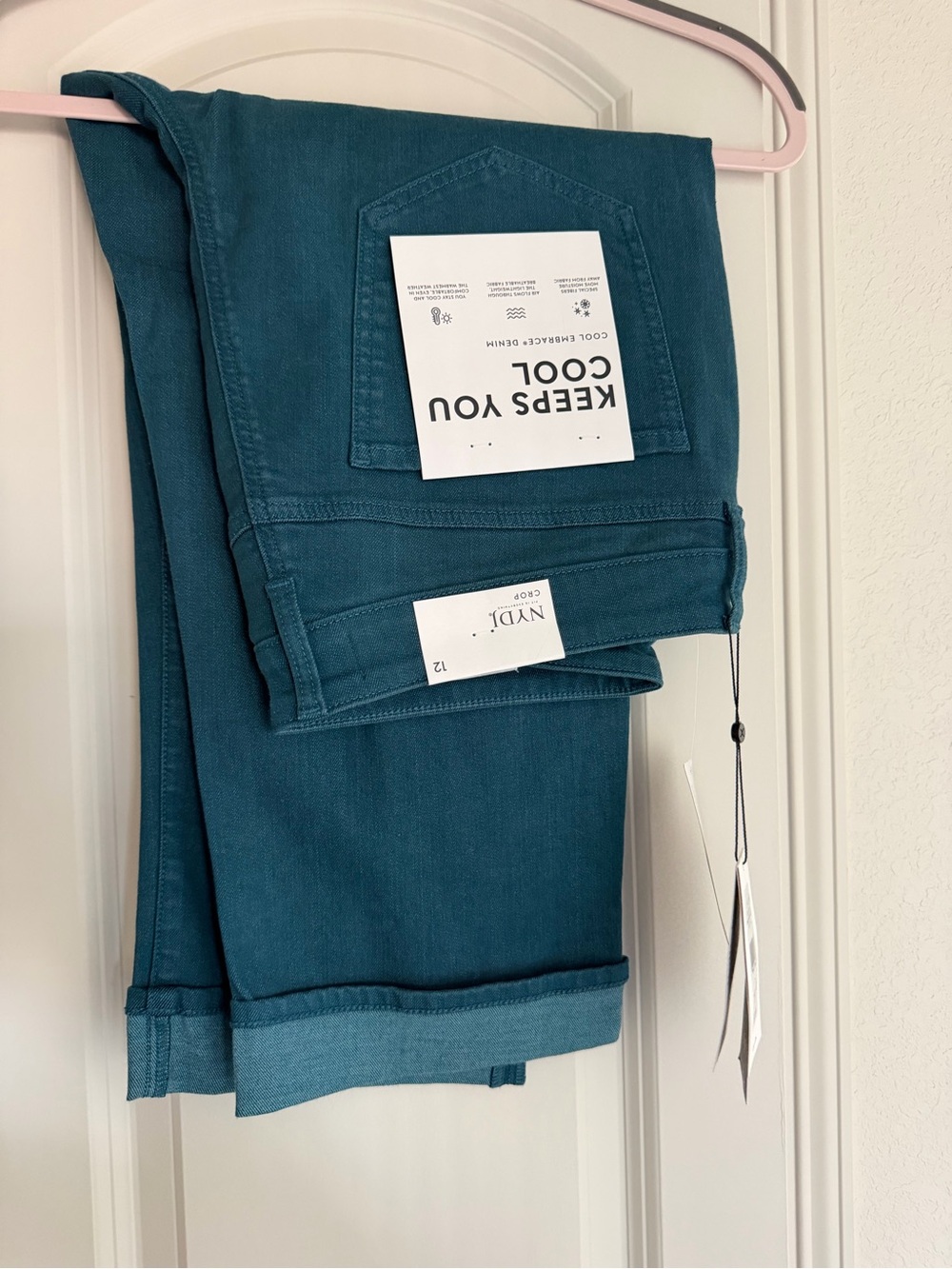 NYDJ Blue Lake Straight Crop Jeans